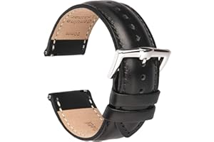 Brismassi Esetti B&E Top Grain Leather Watch Bands 16mm 18mm 19mm 20mm 21mm 22mm Quick Release Watch Strap Men Women, Elegant Replacement Band for Watch & Smartwatch