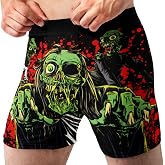 Random Stock Apparel Halloween Boxer Briefs for Men Spooky Fun Novelty Underwear Boo Basket Gift Idea