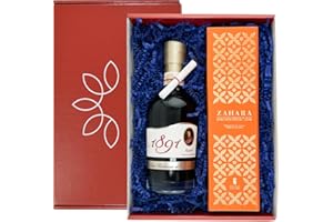 Brava Giulia Selections Gift Box | Premium Gourmet Italian Aged Del Duca Balsamic Vinegar Of Modena And Zahara Extra Virgin Olive Oil Imported From Italy