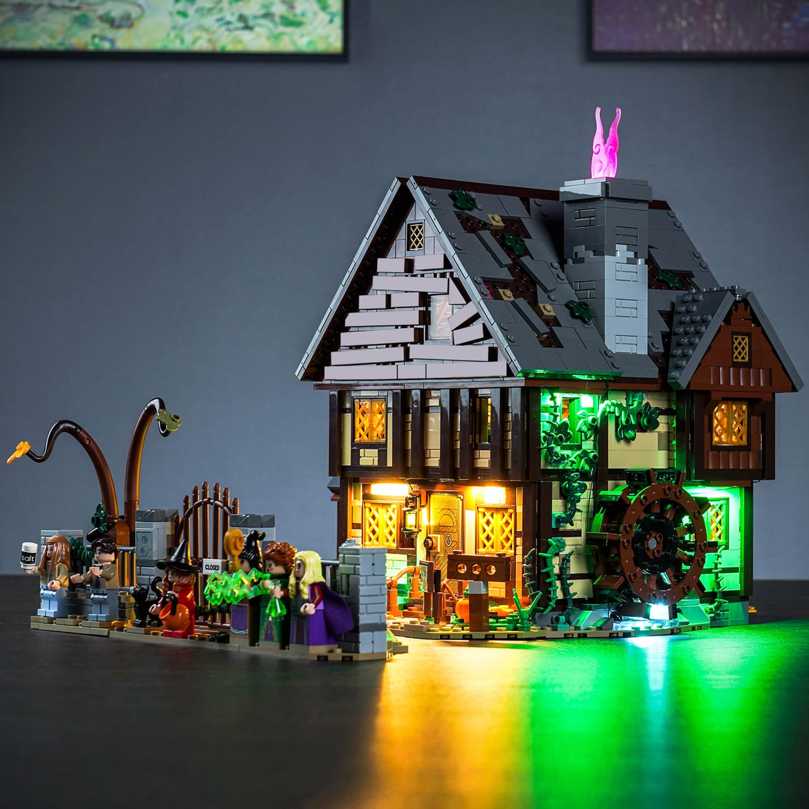 Led Light Kit for Lego Hocus Pocus, Lighting Set for Lego 21341 Disney Hocus Pocus The Sanderson Sisters Cottage - Not Include Models, Just Light Set (Standard Version) — image 1
