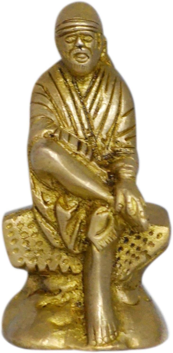 Blessing Shirdi Sai Baba Brass Statue