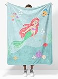 Disney The Little Mermaid Plush Travel Throw