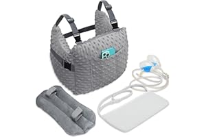 Zomaple Mastectomy Recovery Pillow + Strap – Post-Op Essentials, Breast Augmentation/Reduction & Mastectomy Recovery Supplies – Washable Cover for Comfort & Support