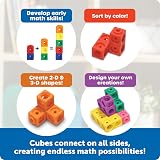 Learning Resources MathLink Cubes 100 Pieces Ages 5+ Counting Blocks Addition view 4