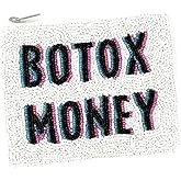TWINE AND LOVE Botox Money Bead Coin Purse, Beaded Coin Pouch, Small Wallets for Her, Birthday Gifts, Cute Pouch Purse, Beaded Purse, white, CP0494