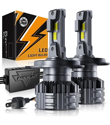 AUXITO Lâmpadas de neblina LED Switchback H11 H8 H16, 6500K branco