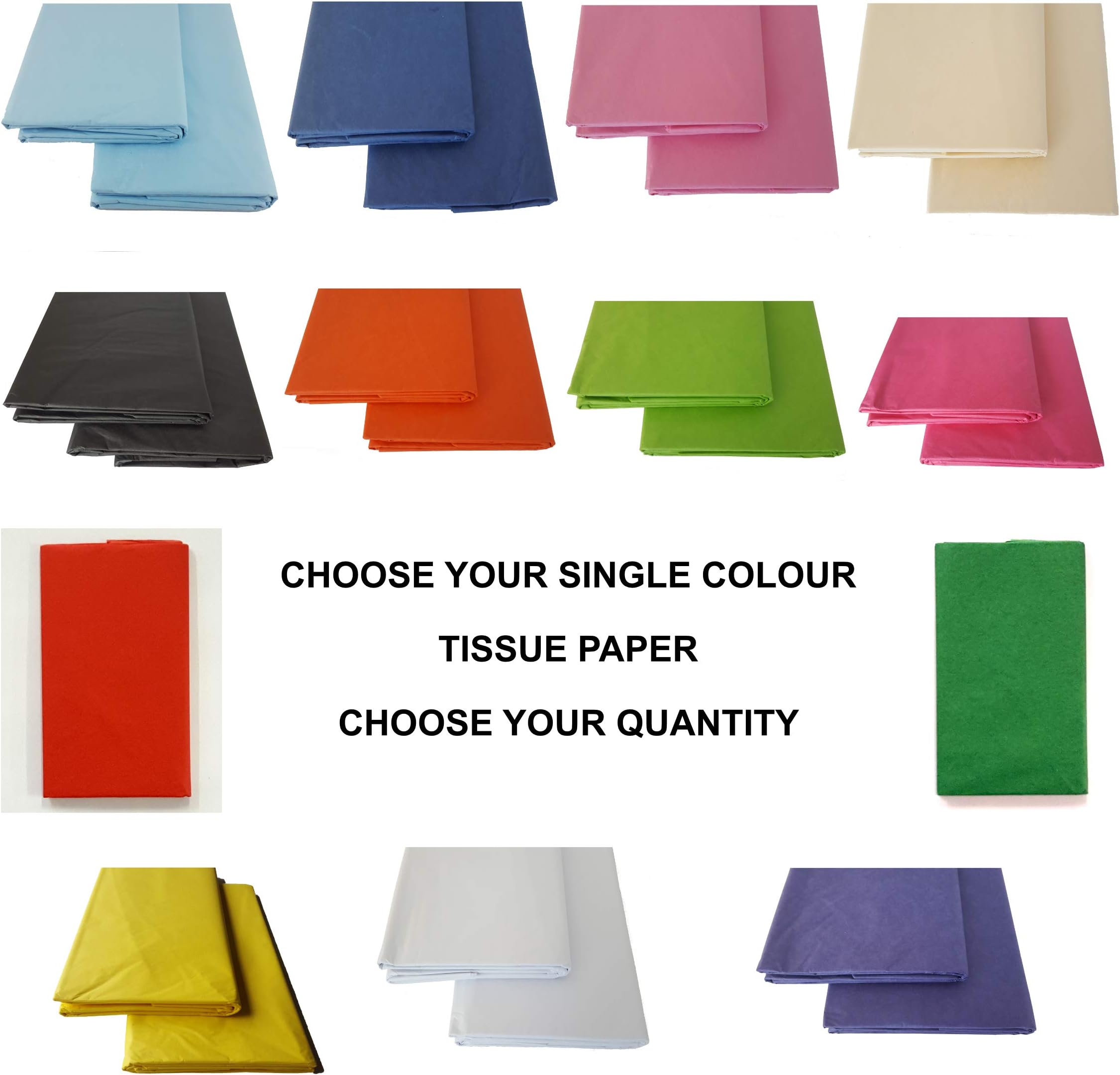 blu SKIDDOO 25 x Tissue paper sheets - gift wrap - acid free - various pack options TM