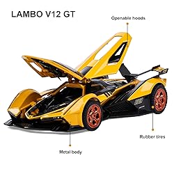 SASBSC Toy Cars for 3+ Year Old Boys Lambo V12 Race