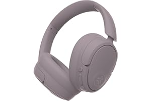 JLab JBuds Lux ANC Wireless Headphones, Mauve, Hybrid Active Noise Cancelling, Customizable Sound, Spatial Audio Compatible, Premium Over-Ear Bluetooth Headset