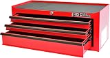 Hilka G301C3BBS Durable 3-Drawer Tool Chest Red with Key Lock view 1