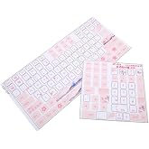 Universal English Keyboard Stickers, PVC Mechanical Keyboard Stickers with Clear Pattern for Computer Laptop Notebook Desktop