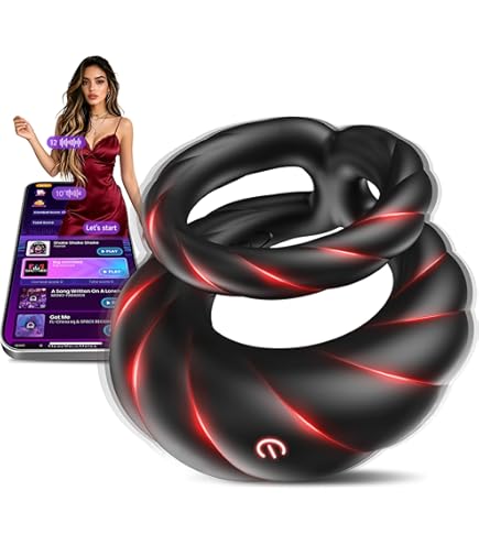 Amazon.com: Vibrating Cock Ring,Rechargable Silicone Stretchy Penis Rings  with 10 Intense Vibration Modes for Men Couples Pleasure,Male Erection  Enhancing and Female Clit Vibrators,Adult Sex Toys & Games (Black) : Health  & Household