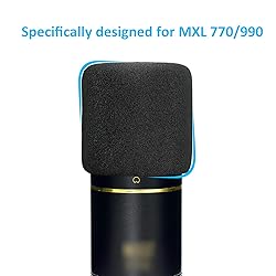 MXL 770 990 Microphone Stand with Pop Filter - Mic