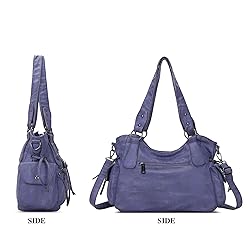 Angel Kiss Hobo Bag for Women Retro Leather Purses