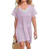 SECRETEYARD Girls swim cover up crochet swimsuits kids swimwear beachwear tops
