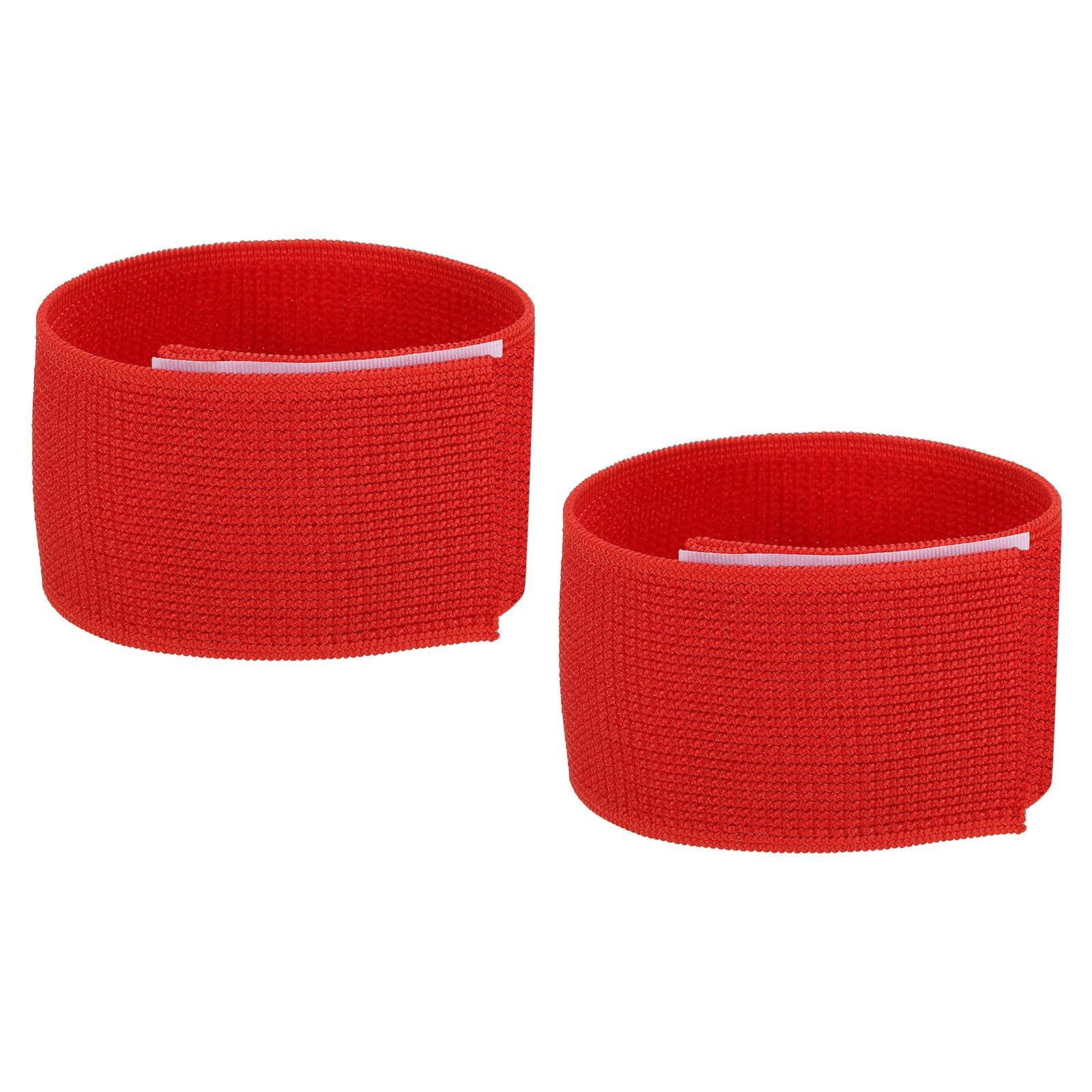 PATIKIL Boot Straps, 2 Pack Elastic Polyester Trousers Blouses Ankle Straps Pants Leg Bands with Hook and Loop for Hiking, Fishing, Hunting, 12", Red