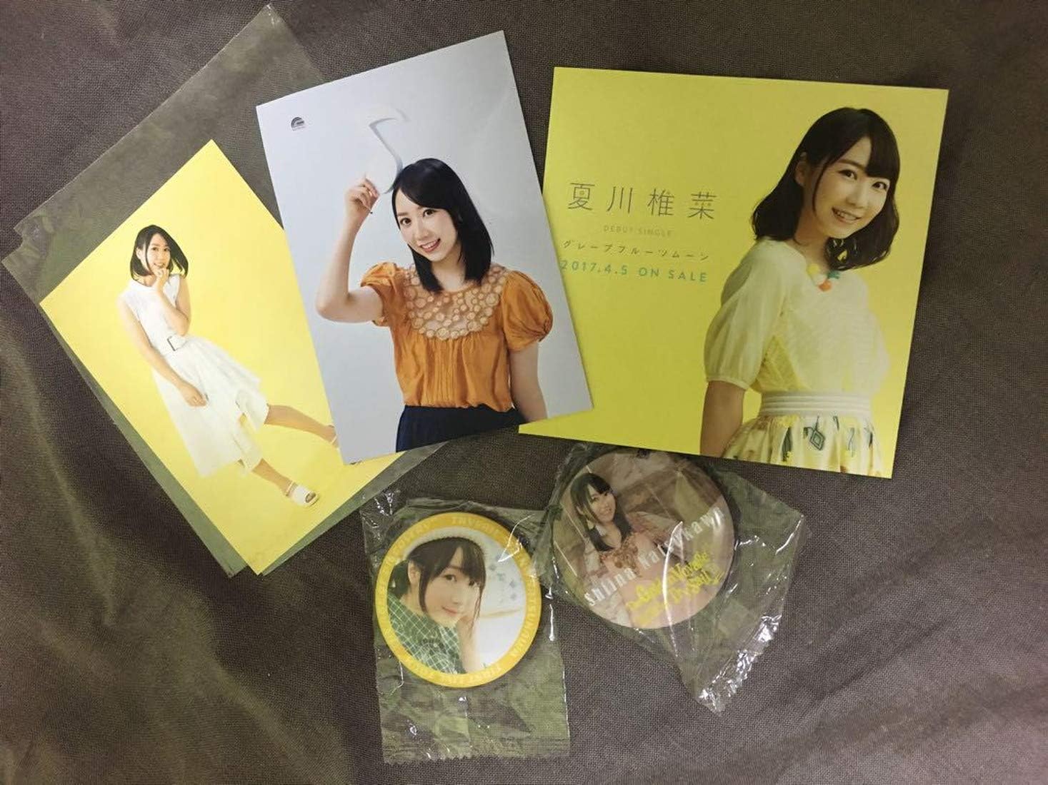 Amazon 夏川椎菜 ブロマイド 缶バッジ セット グレープフルーツムーン Trysail トライセイル アイドル 芸能人グッズ 通販