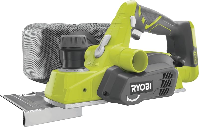 Ryobi R18PL-0 18V One+ Cordless Planer – Includes Side Fence, Blades, Dust Bag