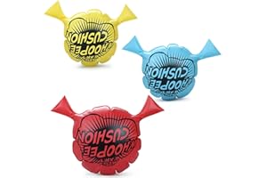 Hualedi Whoopee Cushion for Kids,[3 Pack] Classic Woopie Cushion Party Favor[7 in][Funny Prank Gag][Novelty Trick Joke] Gift and Toy for Kids Children Office Home