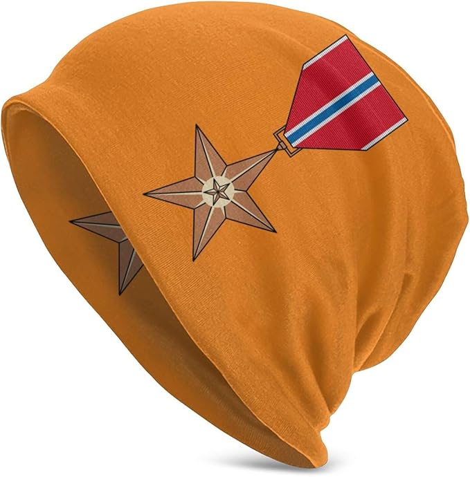 Bronze Star Unisex Adult Adult Men's Knit Hat Winter