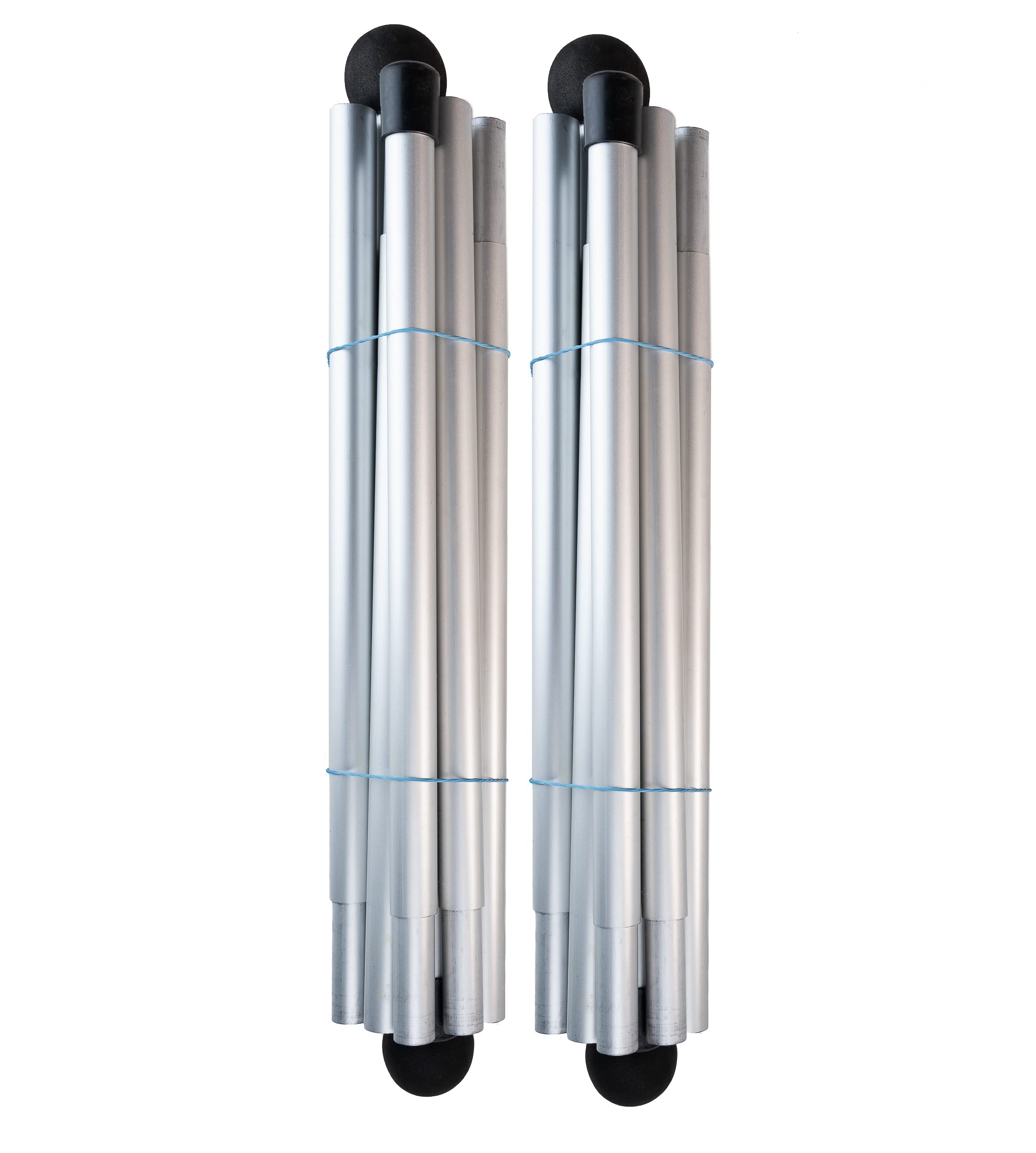 Strandwerk 2 x Replacement Aluminium Poles with Foam Ball for Beach Tents and Camping 1.70 m