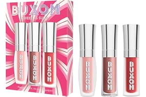 BUXOM Full-On Plumping Lip Cream, Hydrating Lip Plumper Gloss with Peptides & Hyaluronic Acid, High-Shine Tinted Formula for Fuller, Softer Lips, Cruelty-Free