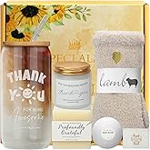 FAJAO Thank You Gifts for Women & Employees - Awesome Glass Cup, Teacher & Friend Appreciation Gifts