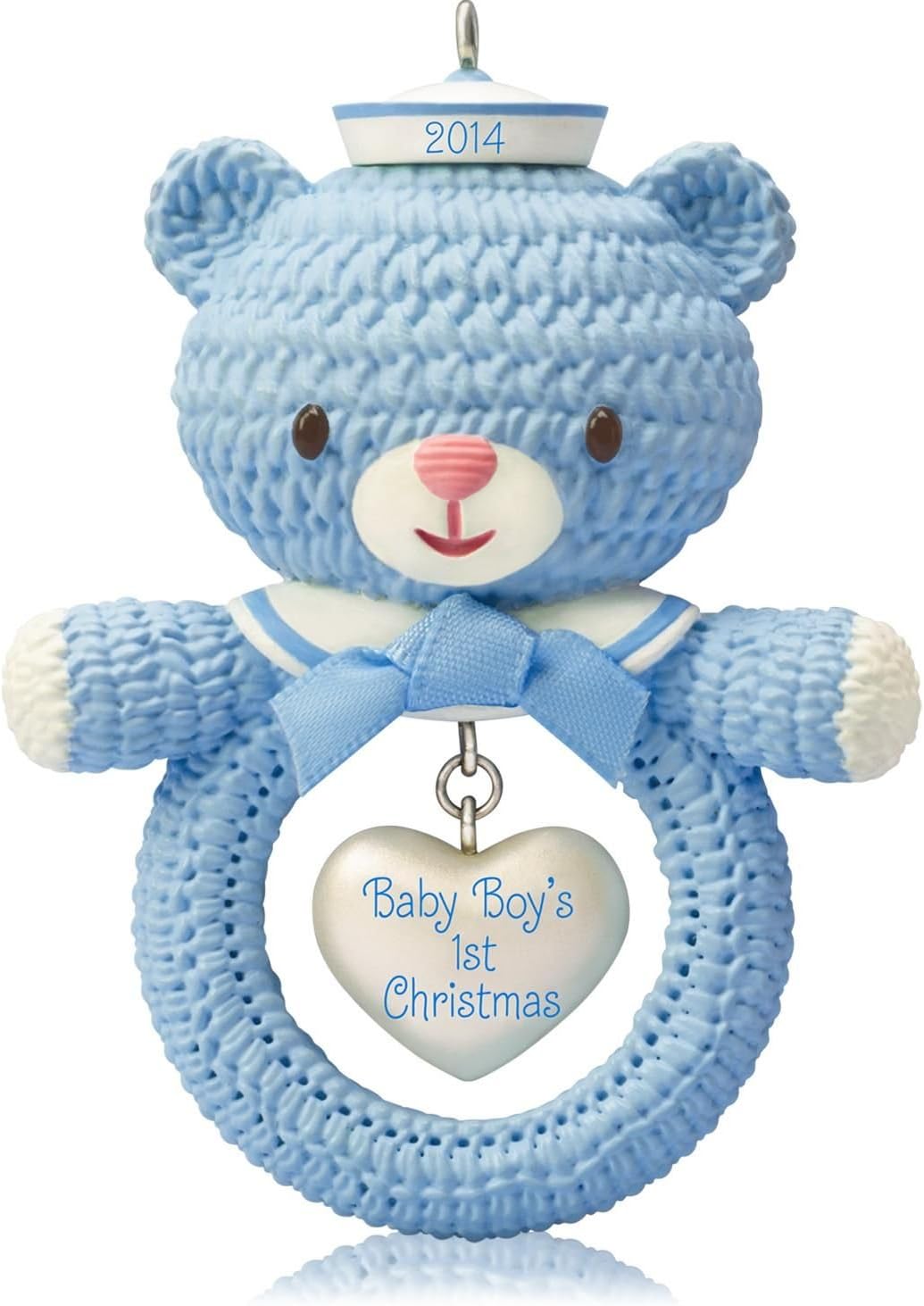 baby boy first christmas ornament
