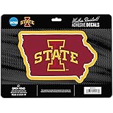 Iowa State University Logo Adhesive Vinyl Decal - Fun Cyclones Sticker for Car, Laptop or Water Bottle