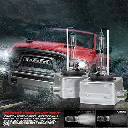 Car Rover D3s Xenon Burner Hid Headlight 12 V 35 W Pack Of 2 6000k Amazon De Auto
