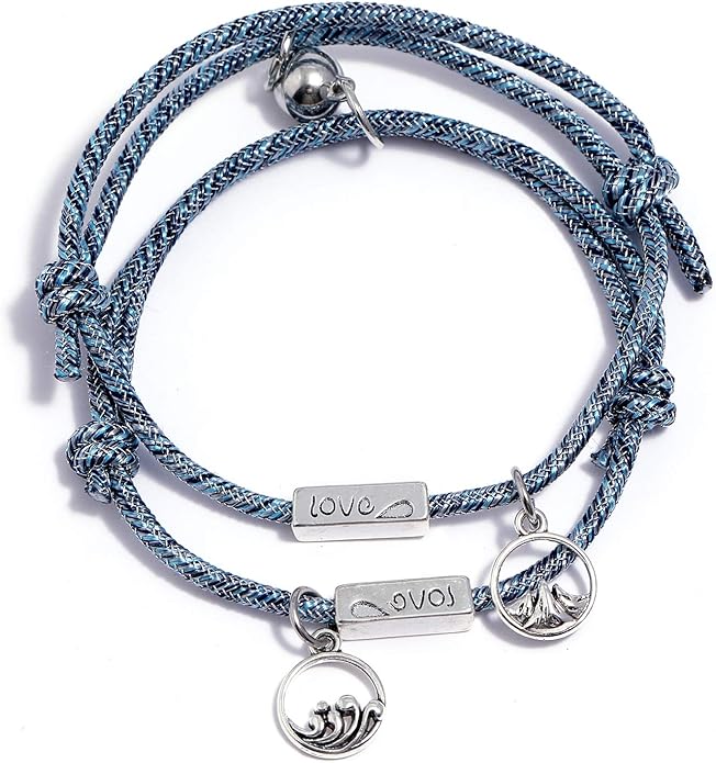 Unique Couples Bracelets Matching Set Mutual Attraction