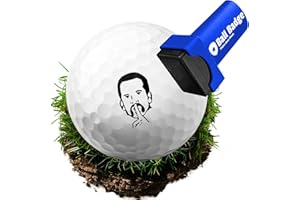 HODL 21 Ball Badge - Golf Ball Stamp (The Happy Series), Self-Inking Golf Ball Stamper, Golf Ball Marker, Reusable Golf Ball Marking Tool to Identify Golf Balls