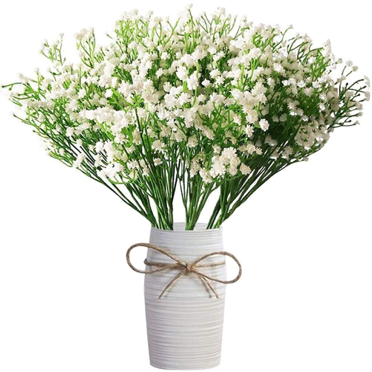 Buy LYLYFAN Artificial Gypsophila Flowers (White, 12 Pieces) Online at