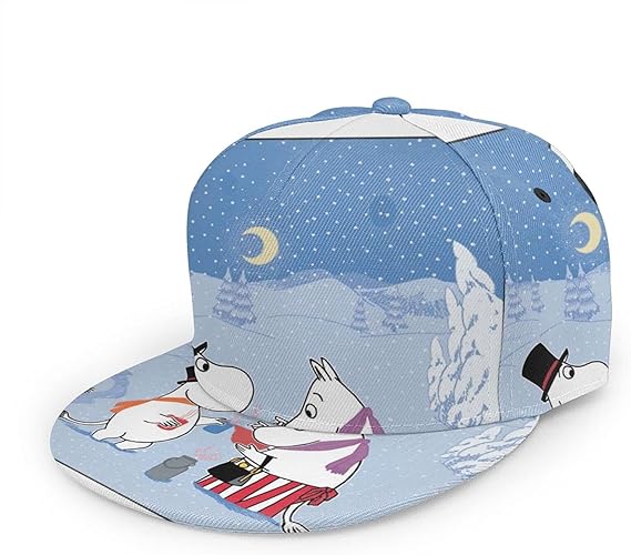 Amazon Moomin ムーミン 1 帽子 クラシック 平ひさし帽 ヒップホップ 野球帽 ゴルフ オシャレ 旅行 Uvカット 調節可能 男女兼用 キャップ 通販
