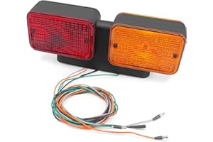 NeaLia Left Rear Tail Light for John Deere 1025R, Tractor LH Accessory Compatible with JD 1023E 1026R 2025R 2032R 3025D 3032E 4066R 5075E, Waterproof Taillights Brake Turn Stop Warning Parts LVA18272