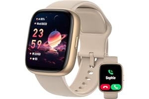 Smart Watch for Women Men, Alexa Built-in, 1.83" HD Touchscreen Fitness Tracker with Bluetooth Calling, Fitness Watch with Sl