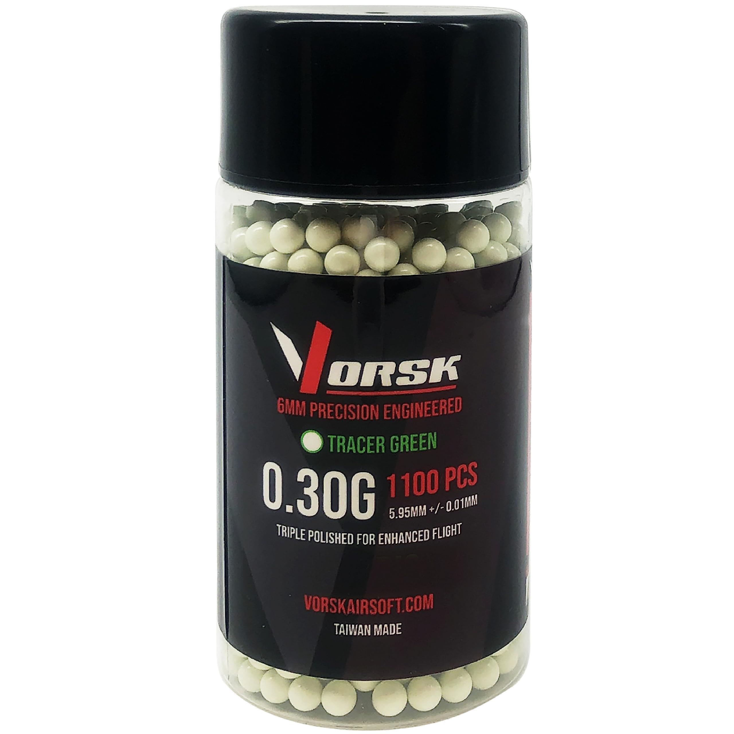 VORSK Tracer BBs - 0.30g - Green, 1100R