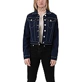 Indigo Saints Womens Luxury Clothing Denim Jackets, Comfortable & Stylish Coat, Midnight Blue, Medium