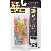 Lite Brite Peg and Template Refill Pack, Light Up Drawing Board Accessories, LED Drawing Board Pegs with Colors, Toys for Creative Play, Light Toys for Kids Aged 4 +