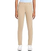 Nautica Women’s Junior’s Uniform Skinny Leg Jegging, Flat Front Style with Zipper Closure, Functional Pockets