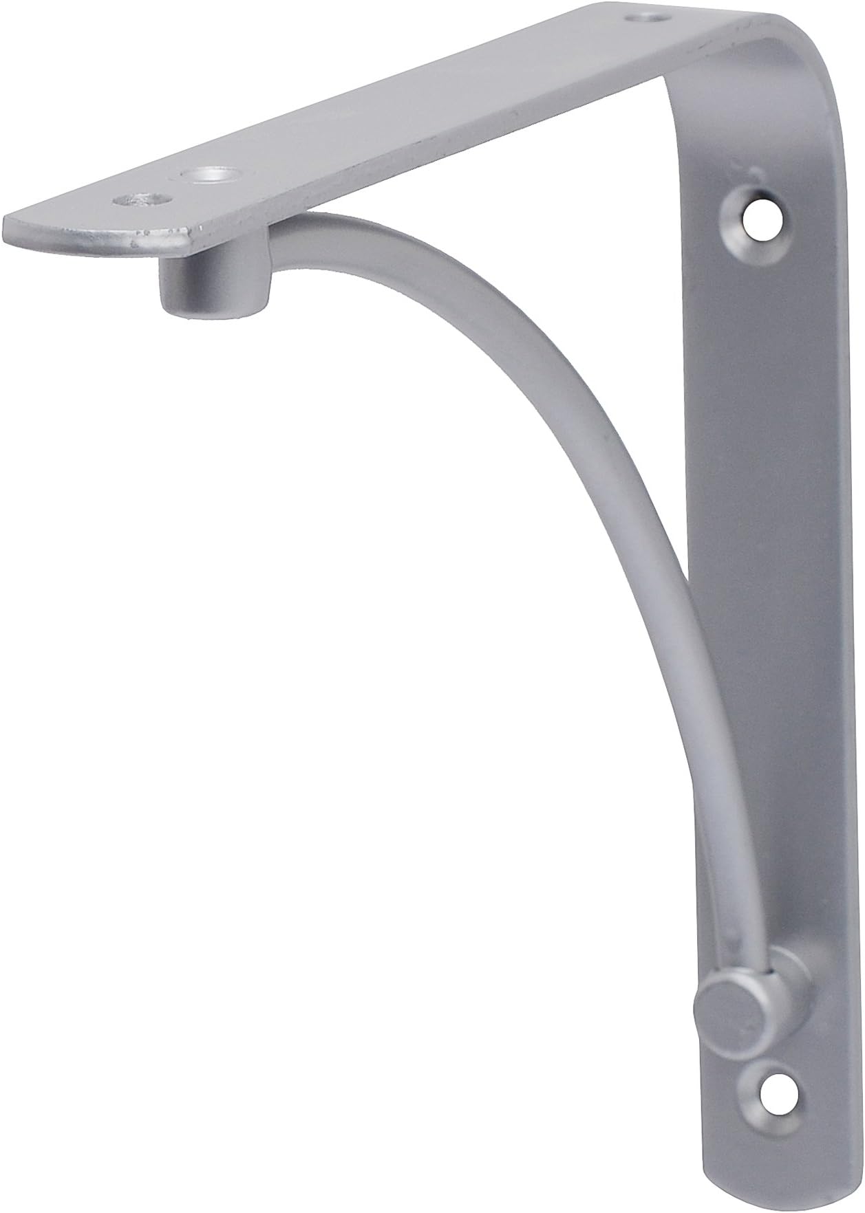Fetim Decorative Shelf Bracket – 14.5 cm – B. Organised 1142326 Matt Silver – Pack of 1