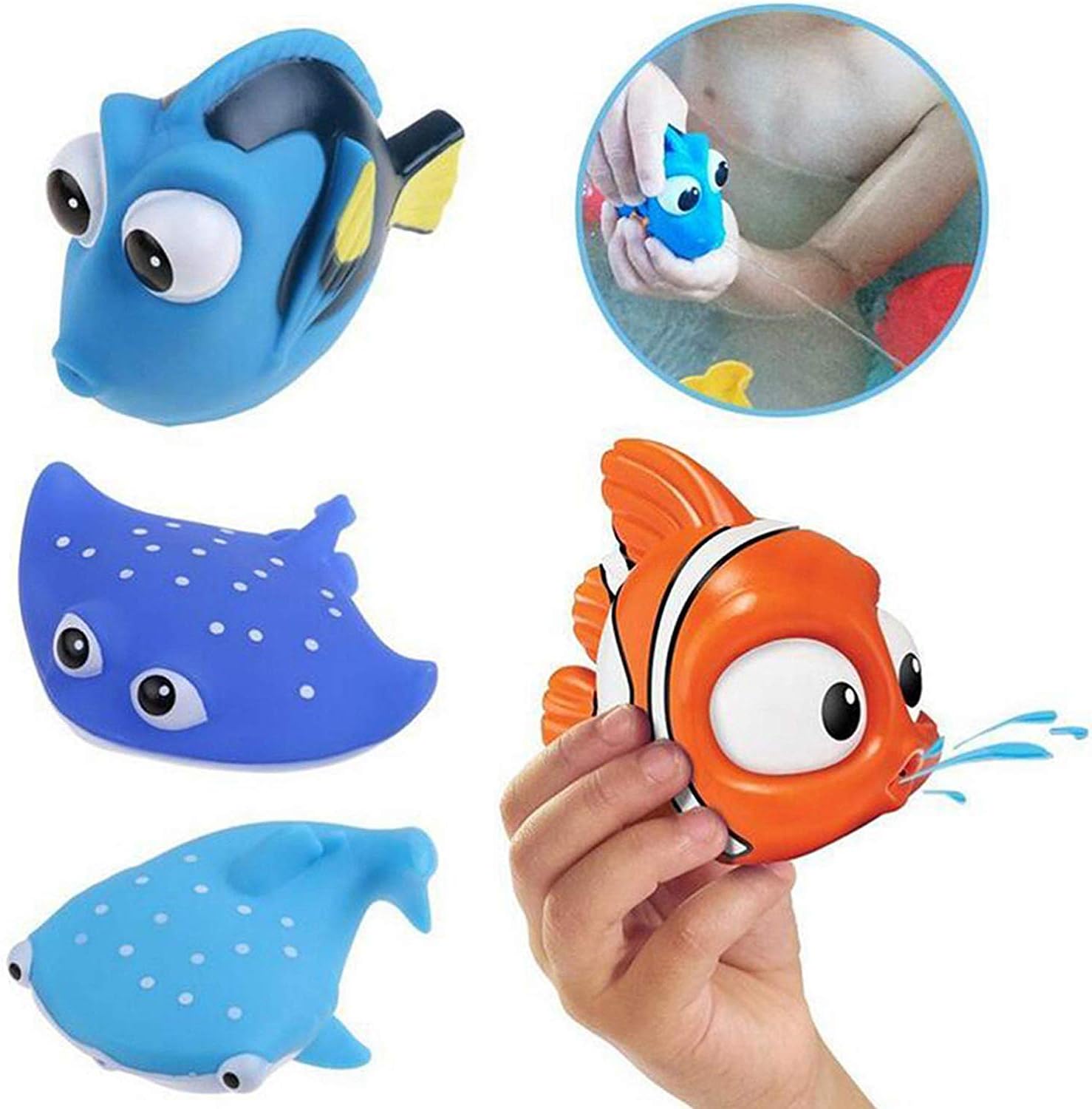 Toddler Baby Bath Toys For for 6-12-18 Months Boys Girls, Sea Animals Bath Time Spray Bathtub Toy - Image 4