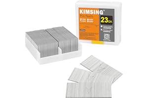 KIMSING 23 Gauge Stainless Steel Micro Pin Nails 9,000 PCS/Box, 1-inch (25mm) Headless Pins Fits Pneumatic Pin Nailer and Air
