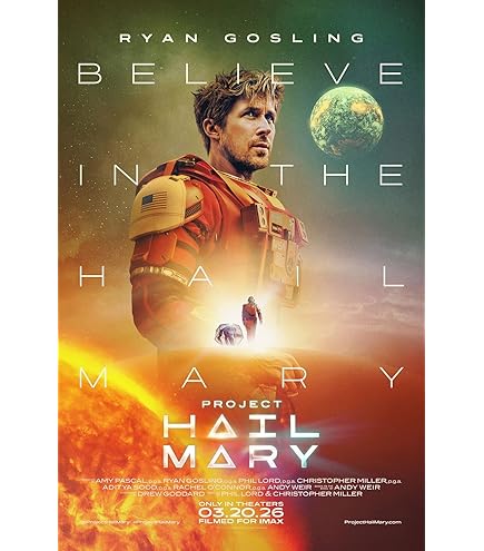 Amazon.com: Project Hail Mary Movie Poster - Unframed Wall Art