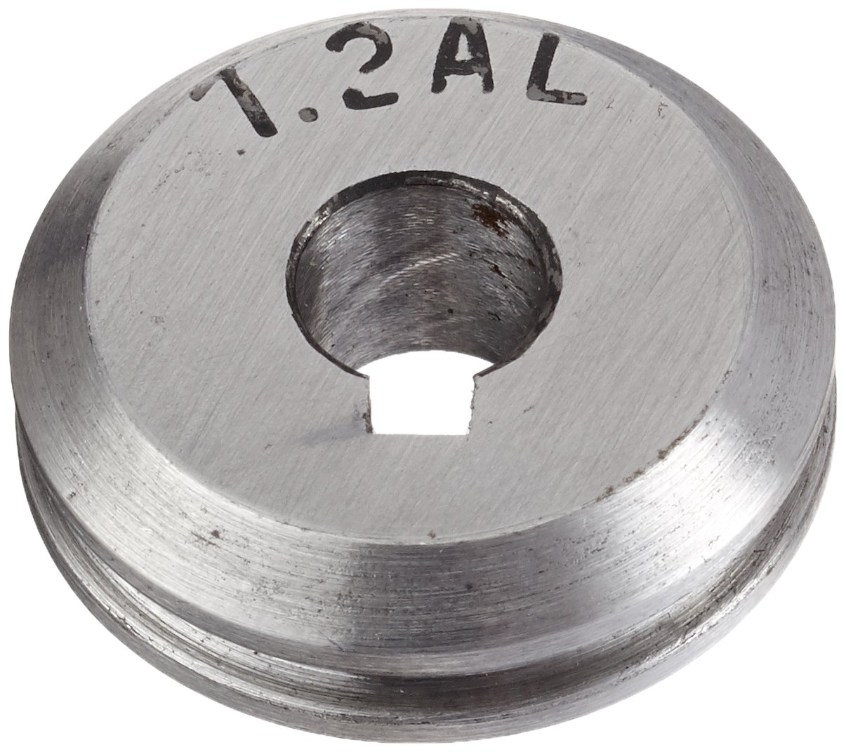 Abicor Binzel 961.0019 Aluminium Drive Roll for ROBOWHPP MIG/MAG Welding Torch, U Groove, 1.2 mm Wire Diameter