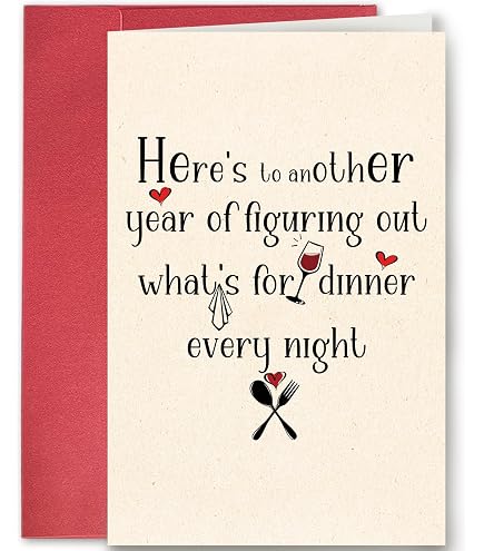 Funny Rude Anniversary Card For Boyfriend, Husband, Girlfriend, Or Wife - Humorous Love Card