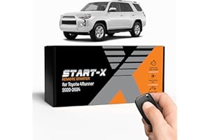 Start-X Remote Starter Kit for Toyota 4Runner (2020, 2021, 2022, 2023, 2024) Vehicles | Push-to-Start Ignition | Plug N Play Install | Lock 3X to Remote Start | Zero Wire Splicing