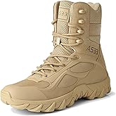 Kervaky Men's Military Tactical Boots Lightweight Work Boot Non-Slip Breathable Jungle Desert Combat Boots