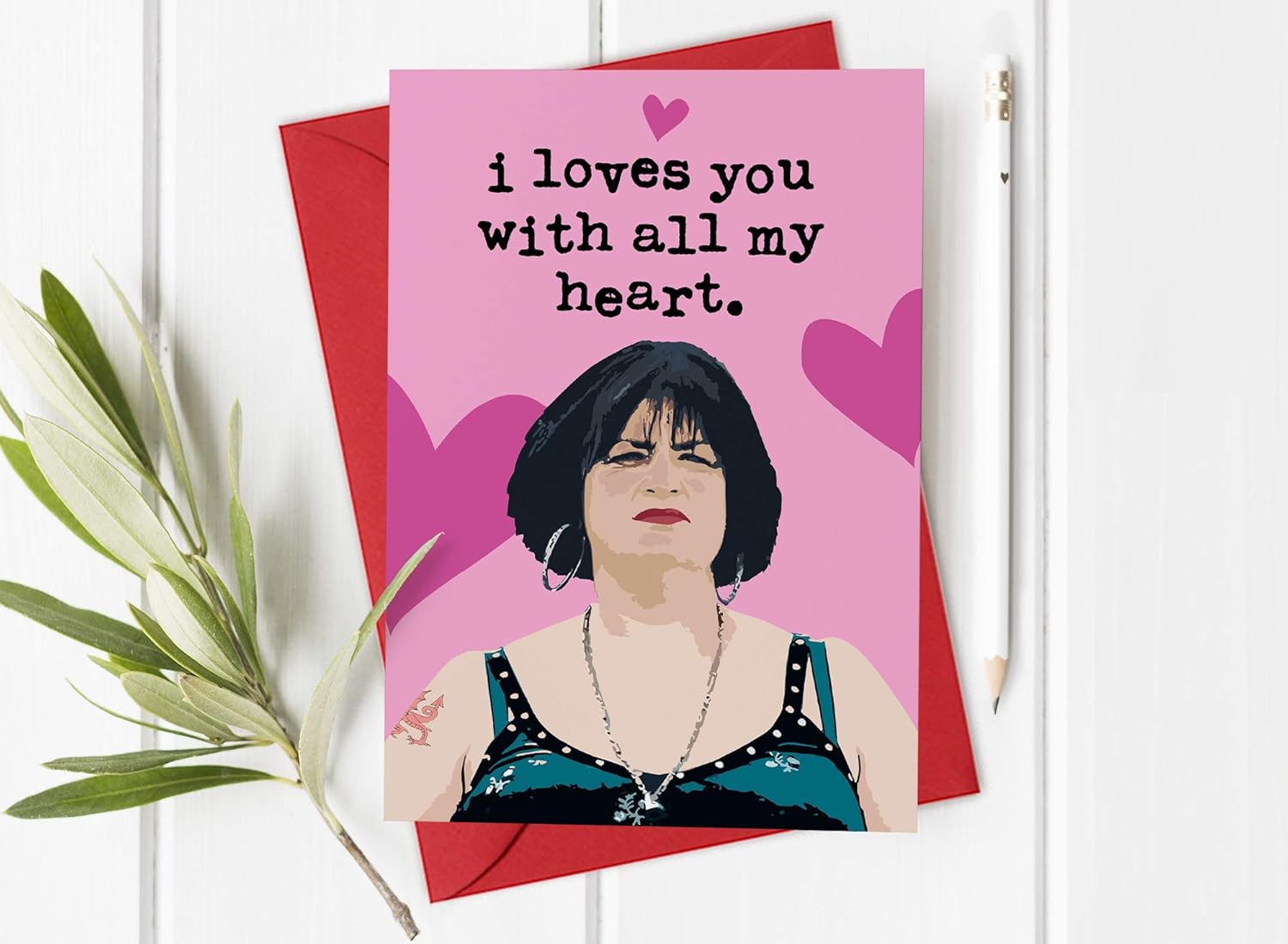 Gavin and Stacey Anniversary Card for Husband/Wife, Funny Valentines Card, Nessa Valentines Card, Love You Card for Him Her - Image 3