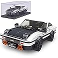Mould King AE86 Initial D Car Models Building Sets with Display Case, 27013 Collectible Model Car Kits Race Car Building Blocks, Speed Champion Car Building Kits for Adults Kids 8+(399 PCS)